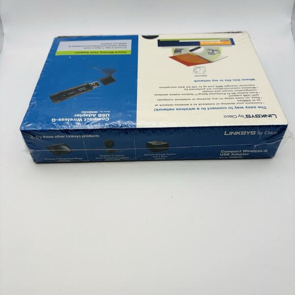 Linksys Compact Wireless - G USB Adapter Model WUSB54GC BRAND NEW Sealed. - Picture 4 of 16